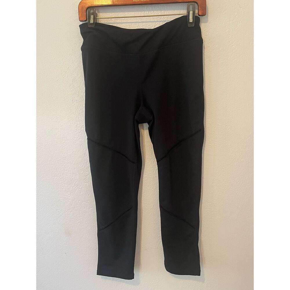 Women's Gaiam Crop Black Yoga Pants Leggings Size M